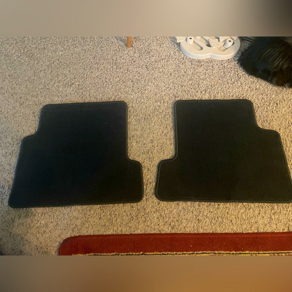 OEM Ford C520 Set Of 2 Piece Rear Floor Mats Charcoal Escape Passenger Driver